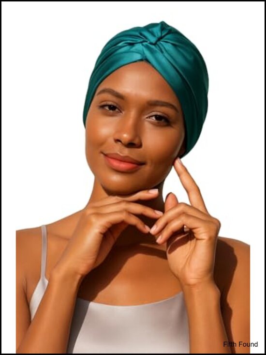 22 Momme 100% Mulberry Silk Bonnet for Sleeping, Double Layered, Adjustable Tie